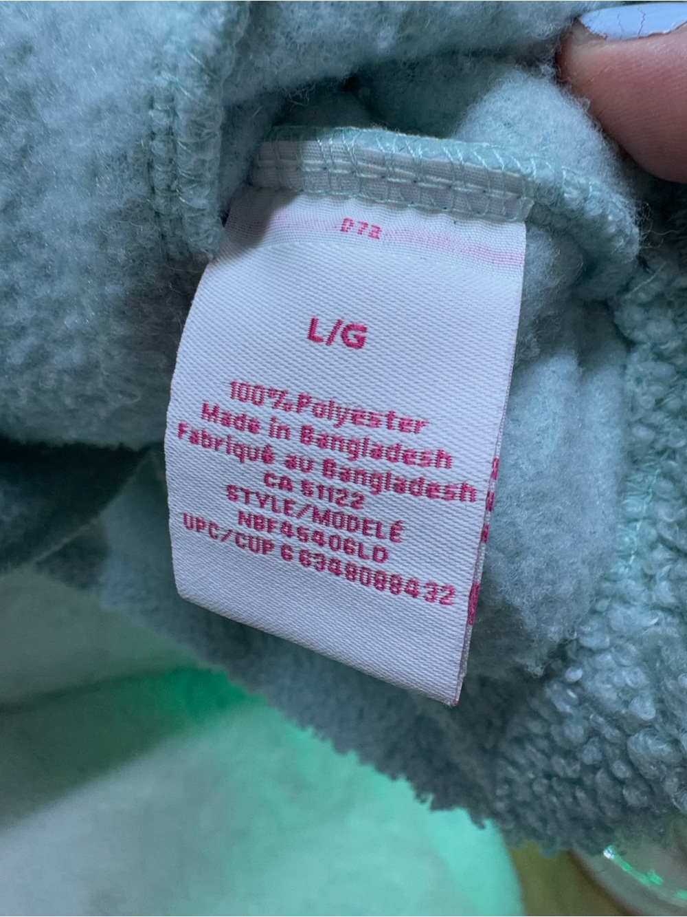 Plush Sherpa Pullover Jacket Light Blue Cabincore Cottagecore 🔥 - Picture 5 of 5